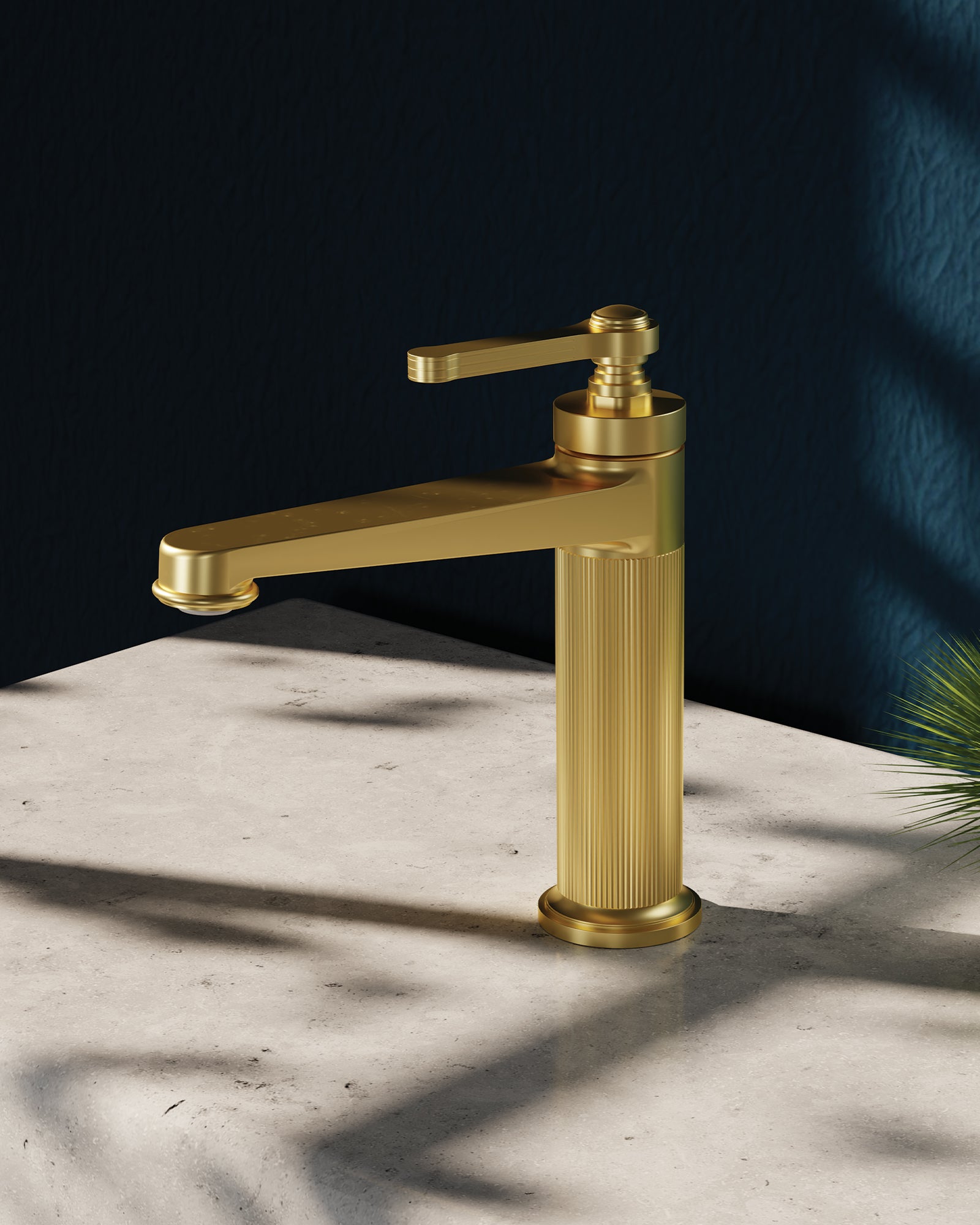 Lidya Lavabo Armatürü Brush Gold
