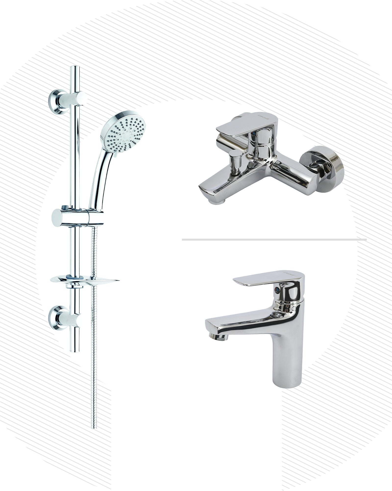 Liva Lavabo Banyo Armatürü ve Duş Seti