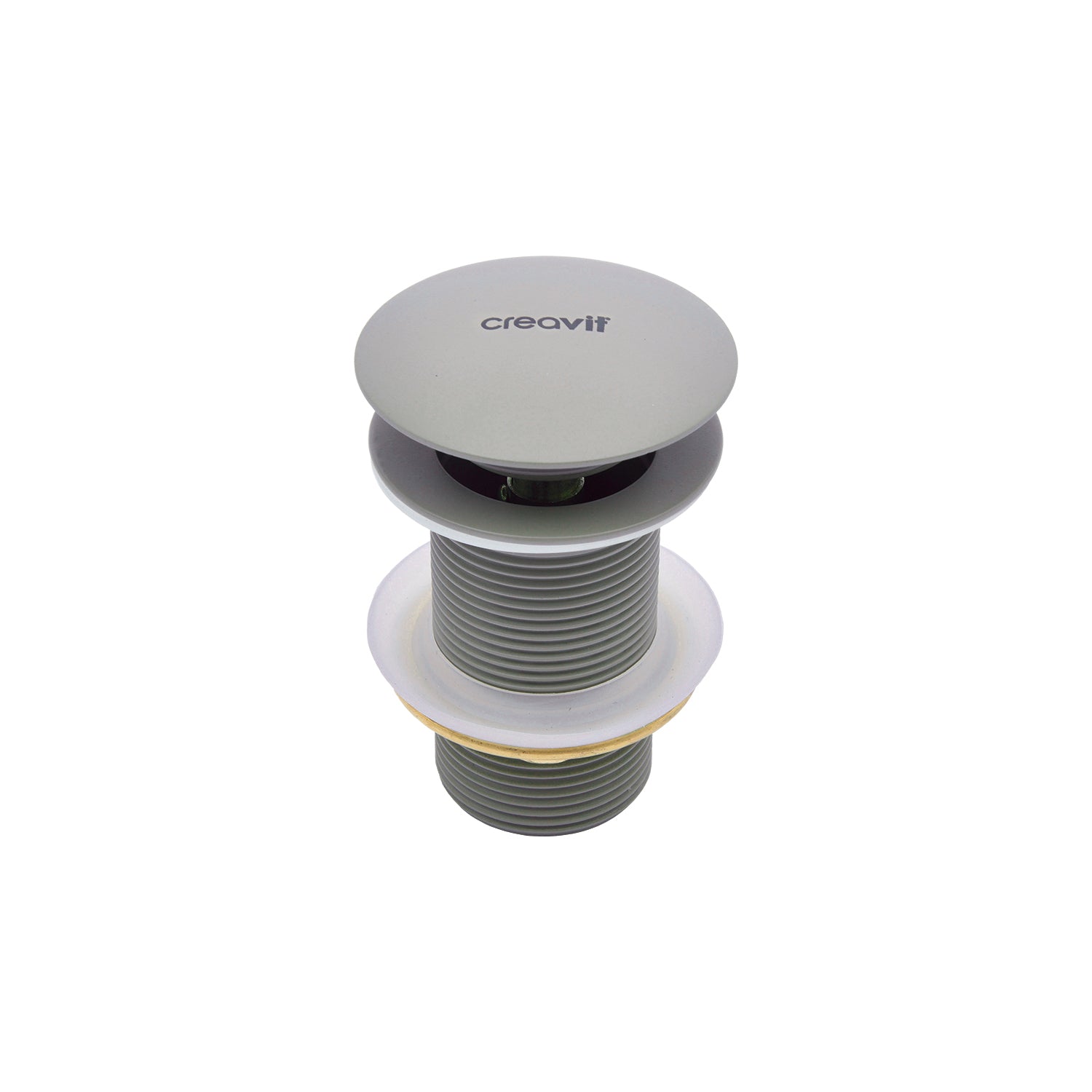 Loop Cool Grey Çanak Lavabo Armatür ve Sifon Başlığı Set