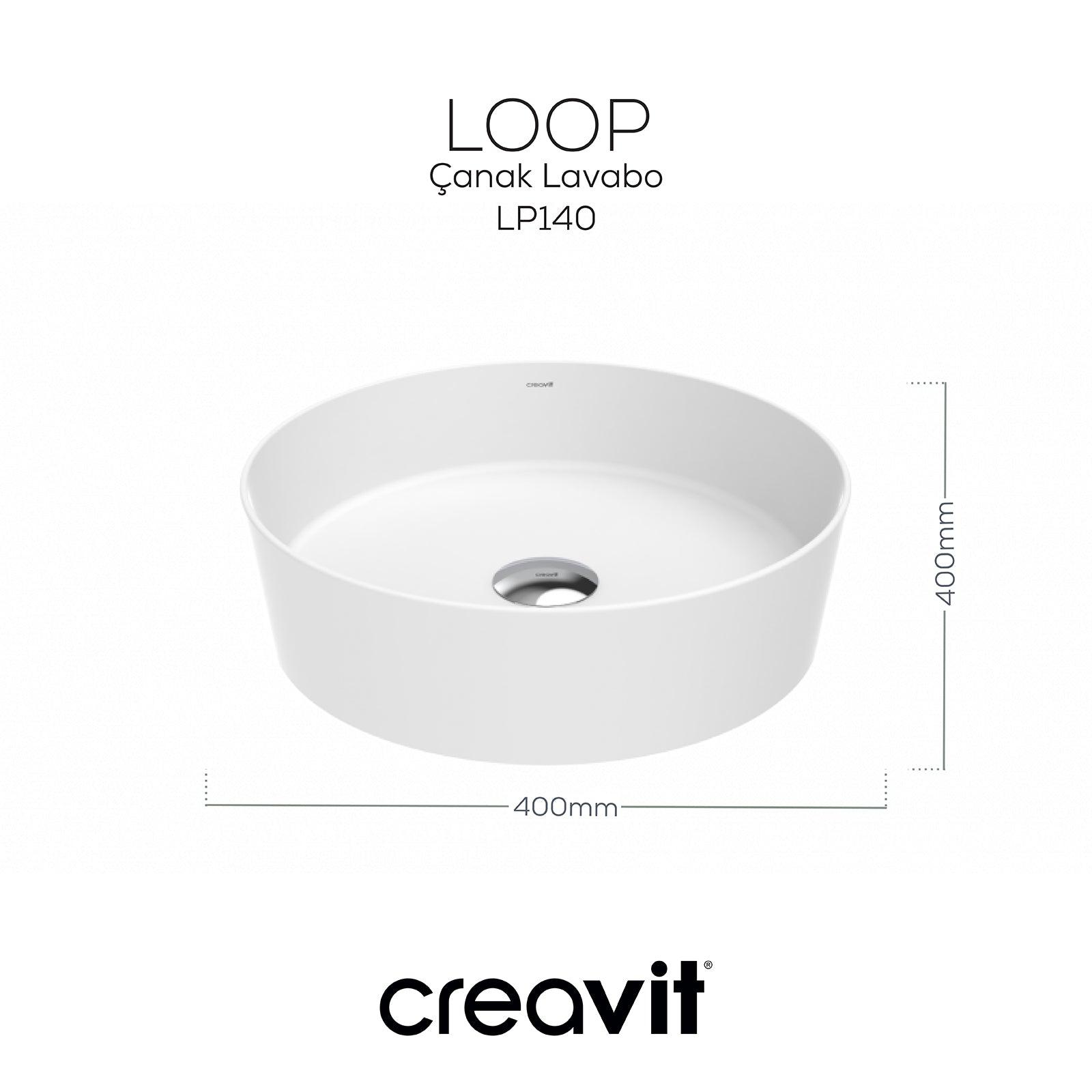 Loop Round Bowl Sink Ø40 cm