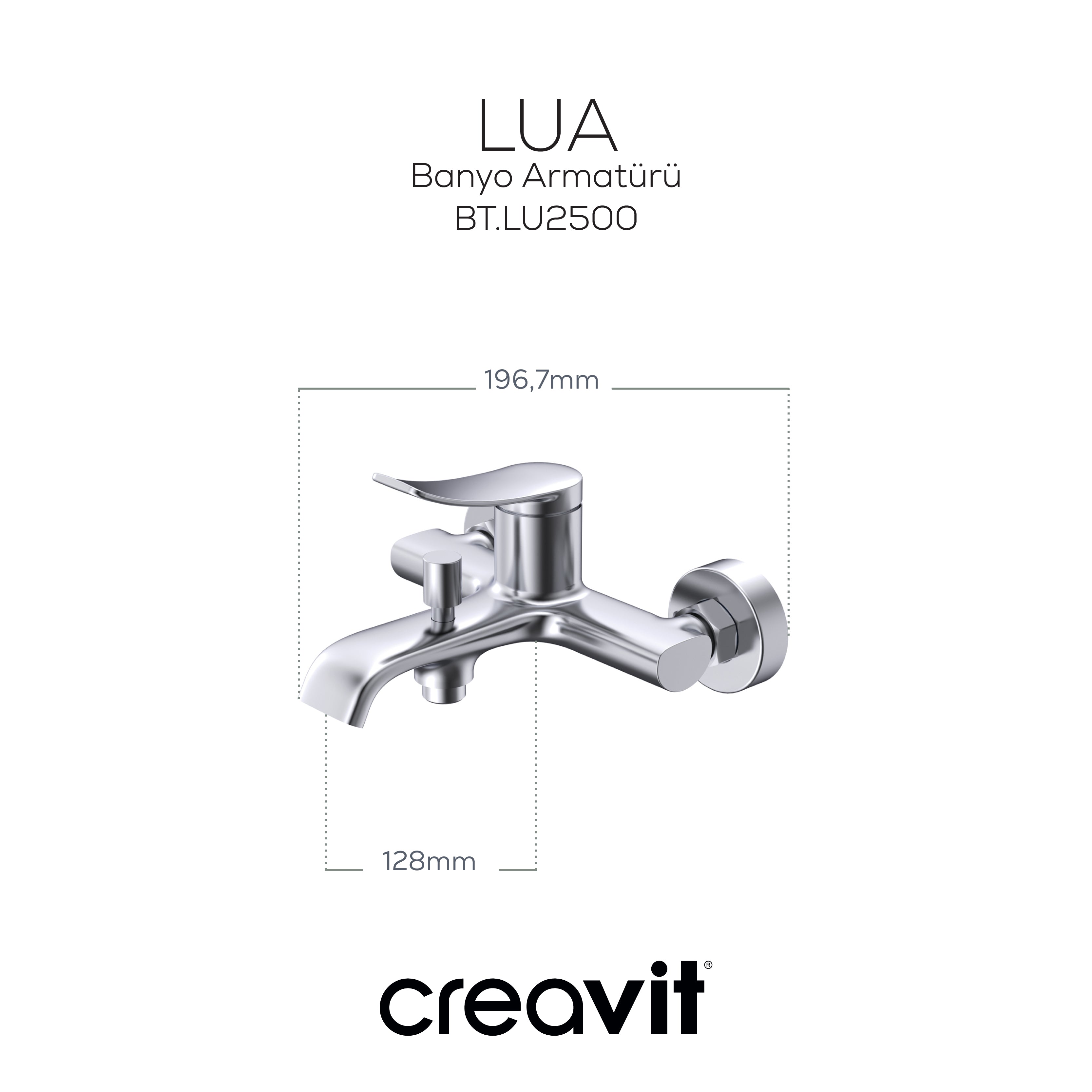 Lua Banyo Armatürü Krom