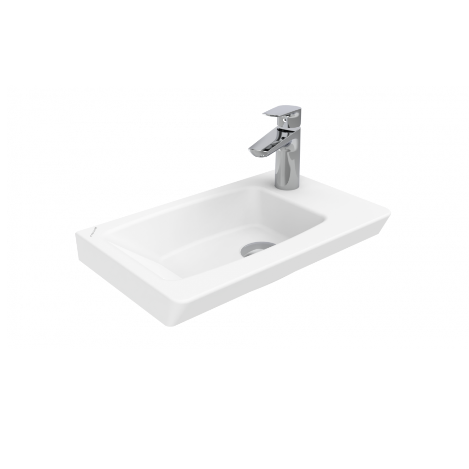Memory Etajerli Lavabo 45 cm Beyaz