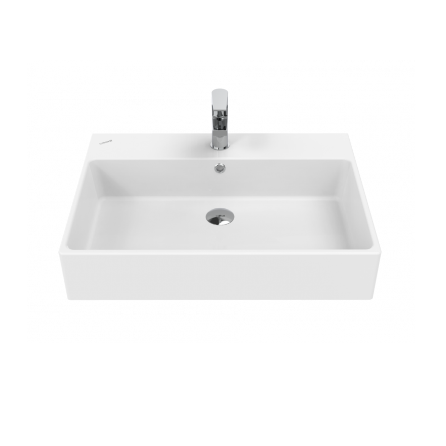 Next Tezgah Üzeri Kare Lavabo 70cm Beyaz