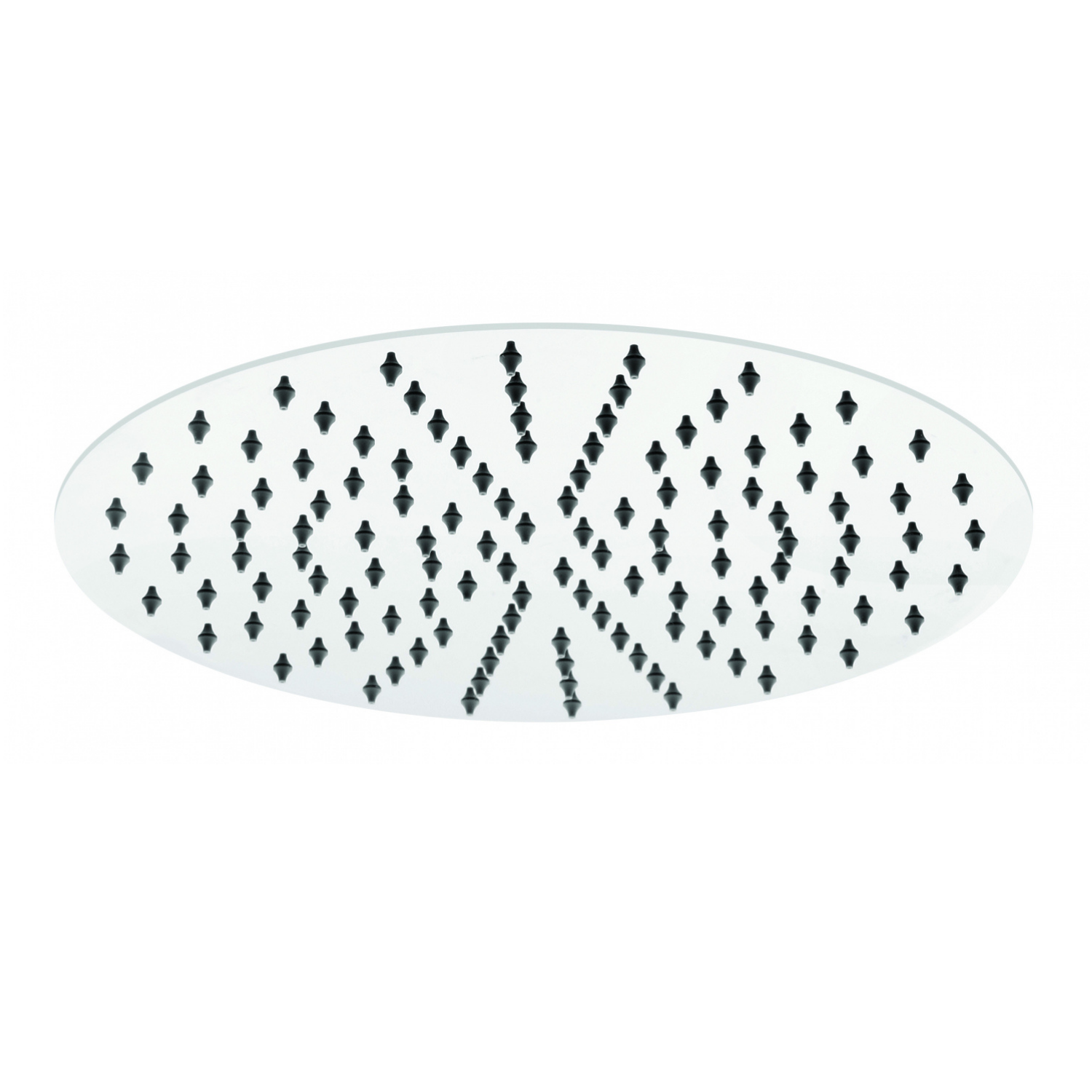 Paslanmaz Slim Tepe Duş Başlığı Yuvarlak 400mm
