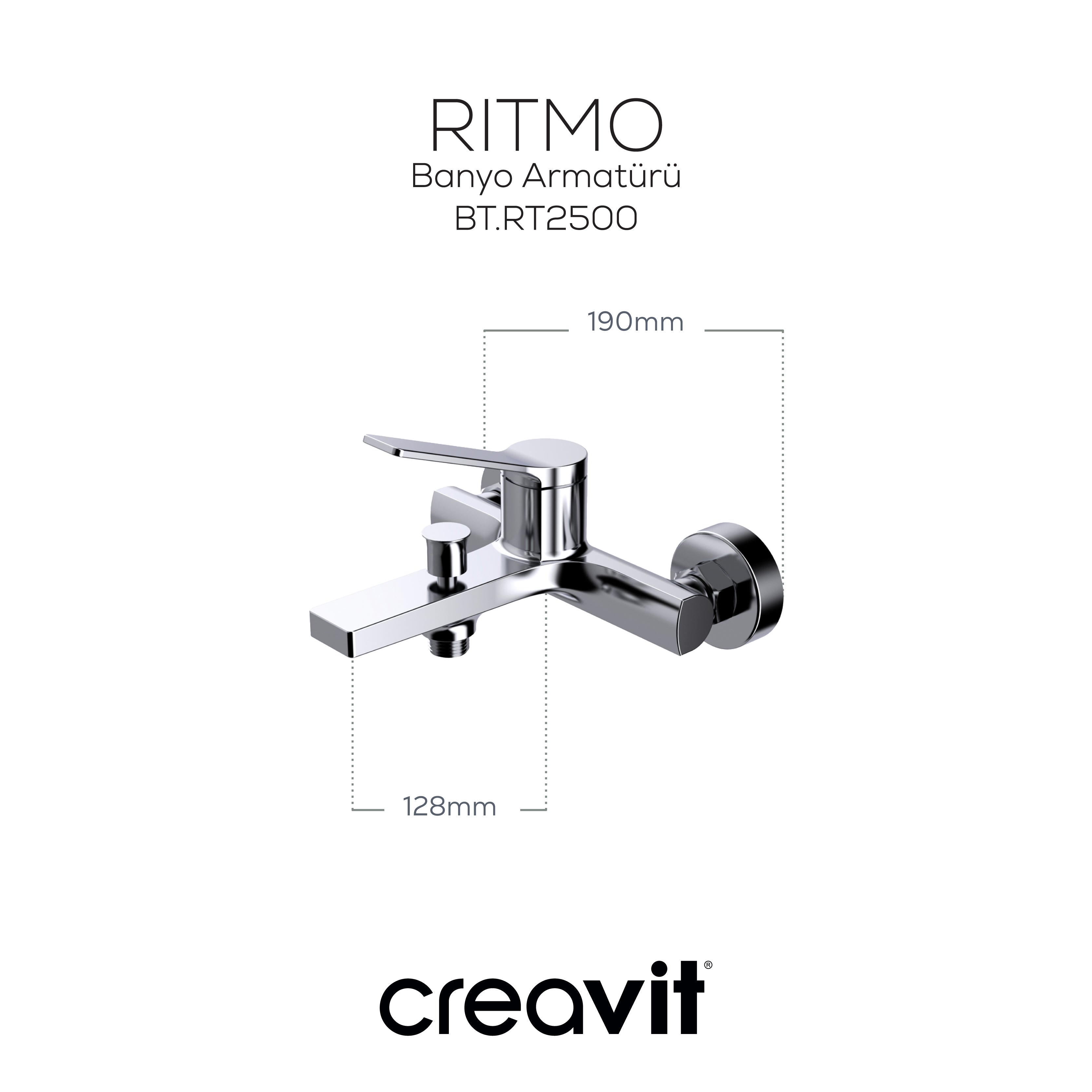 Ritmo Banyo Armatürü Krom