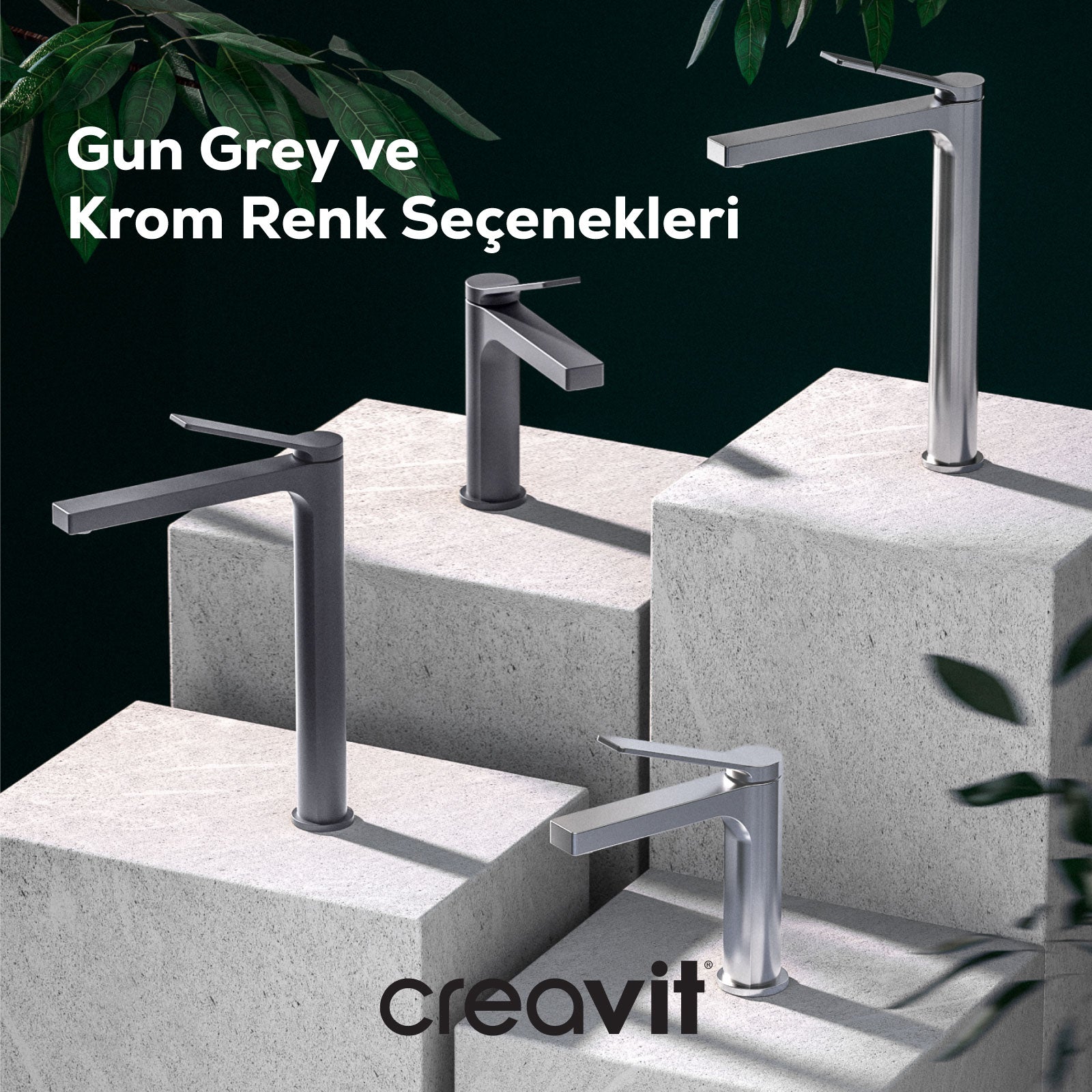 Ritmo Spültischarmatur Metallic Grau