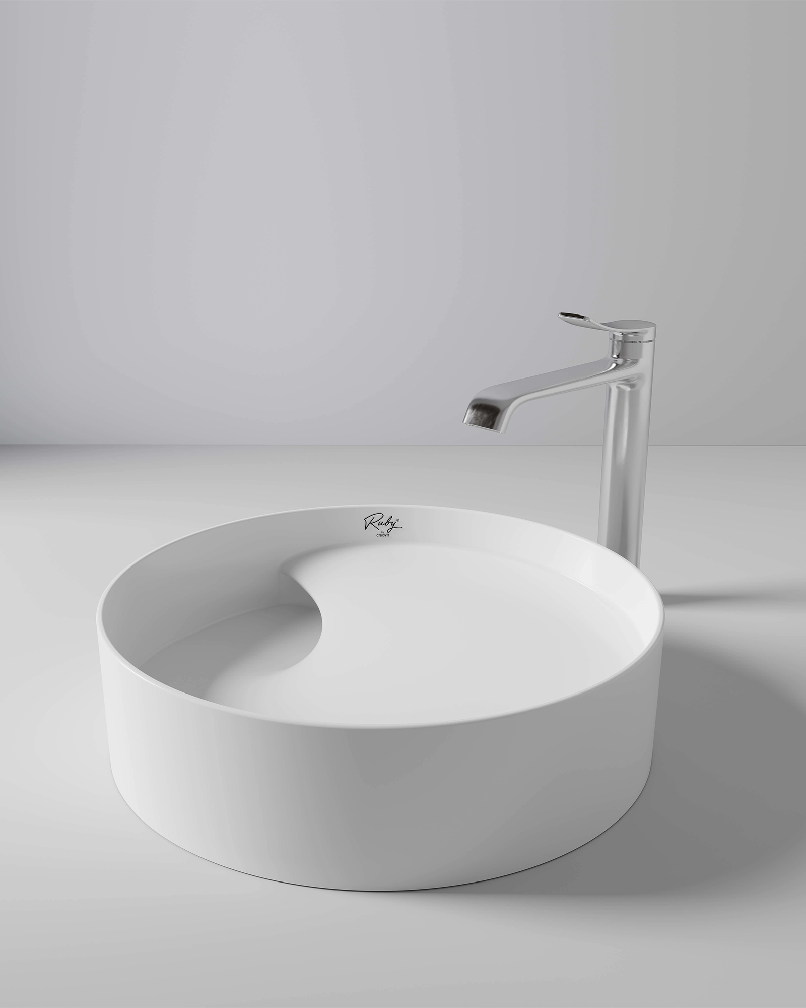 Ruby Aura Tezgah Üzeri Lavabo Ø 40 Cm