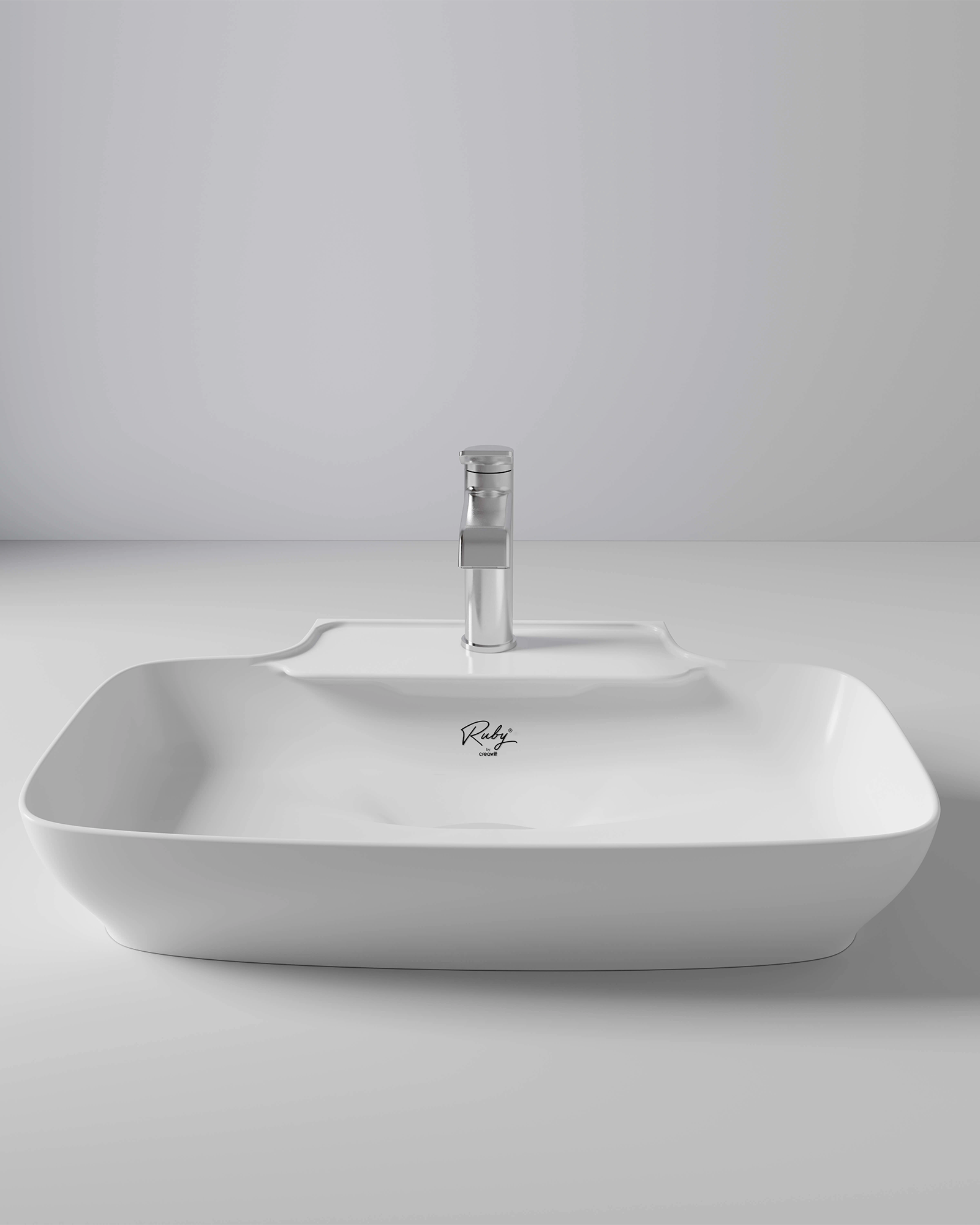 Ruby Curve Tezgah Üzeri Lavabo 60*43 Cm