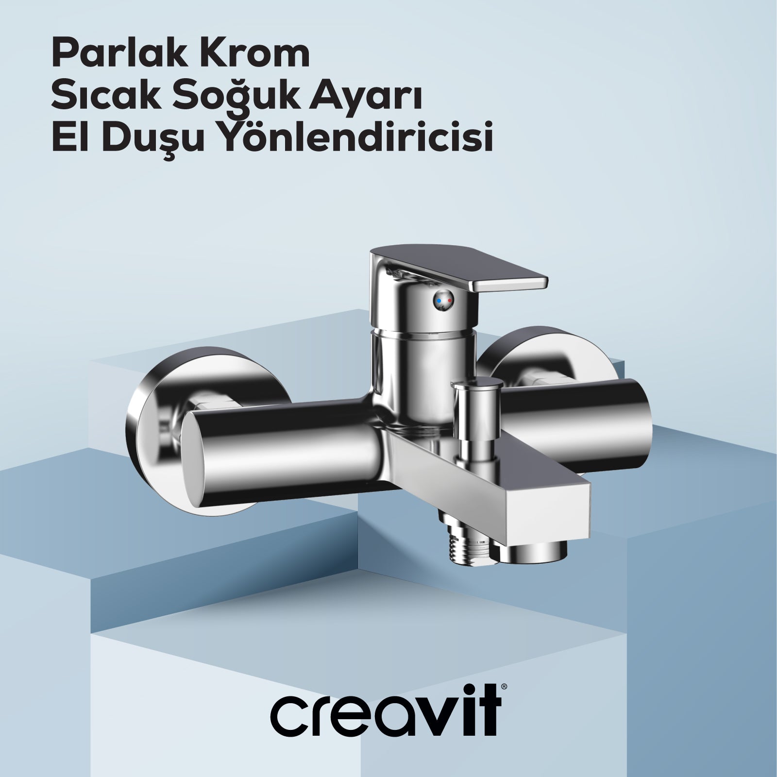 Sharp Bathroom Faucet Chrome 
