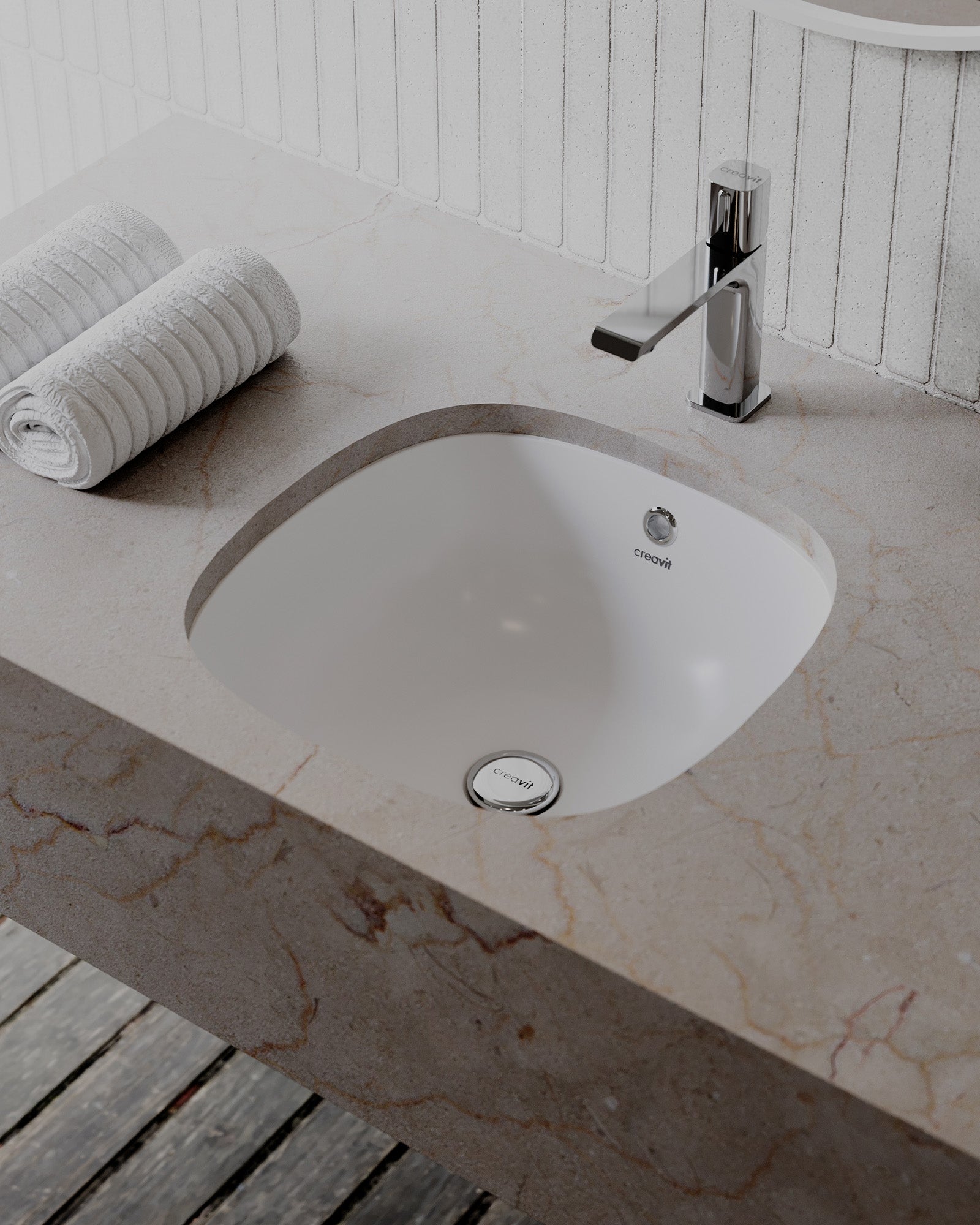 Solo Tezgah Altı Lavabo 38*38 Cm