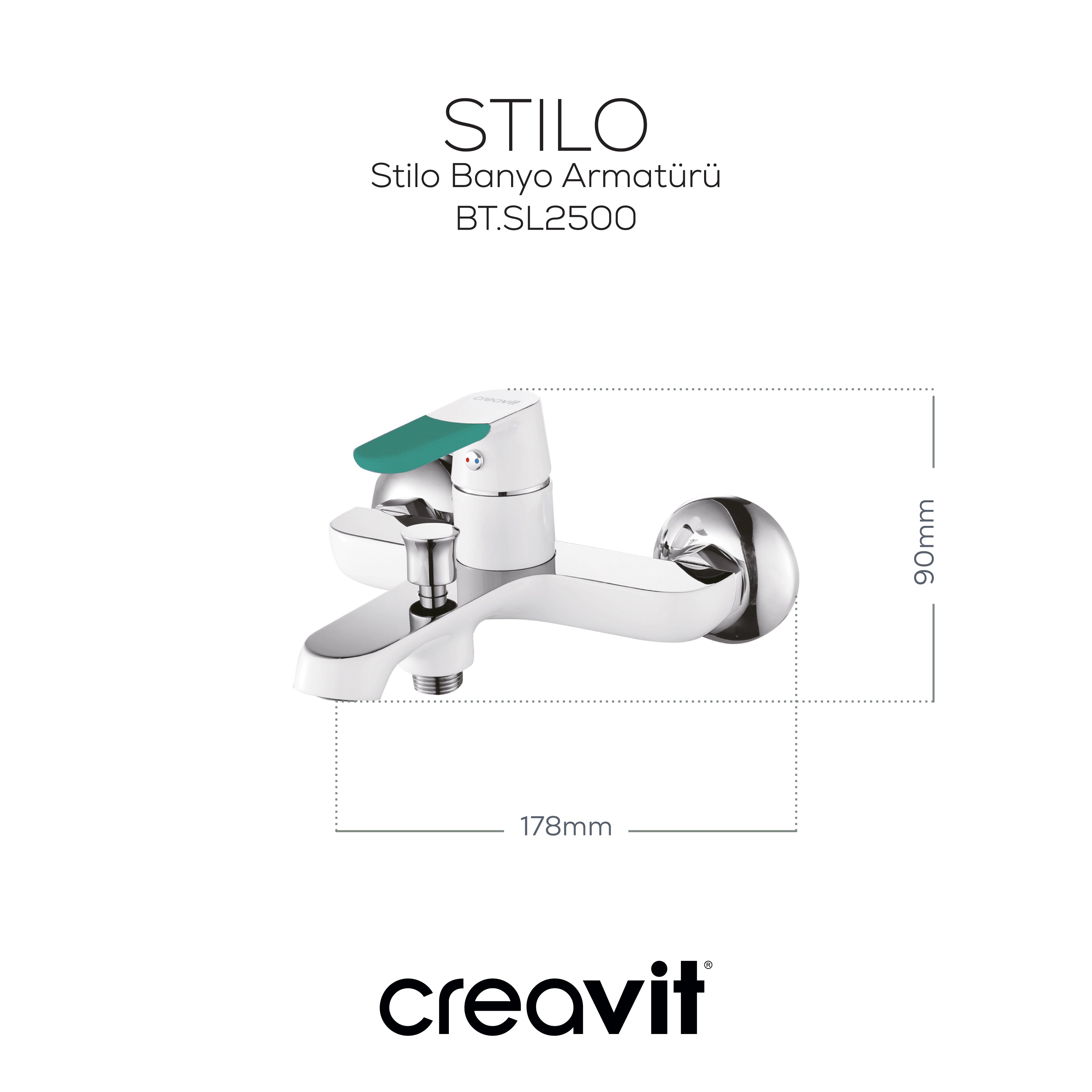 Stilo Banyo Armatürü Krom