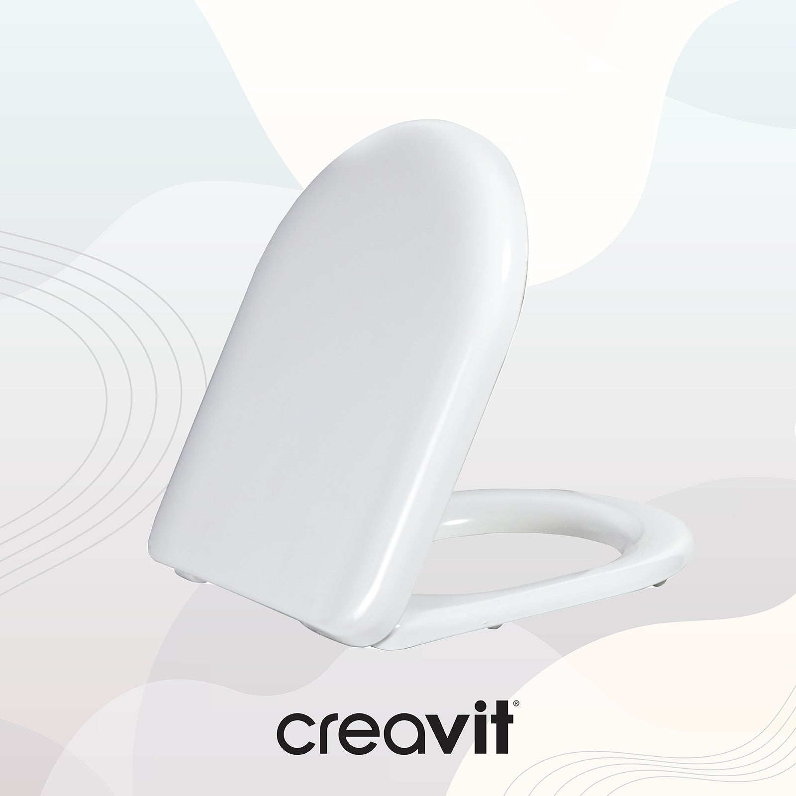 Tefen Duroplast Soft Close Toilet Seat White