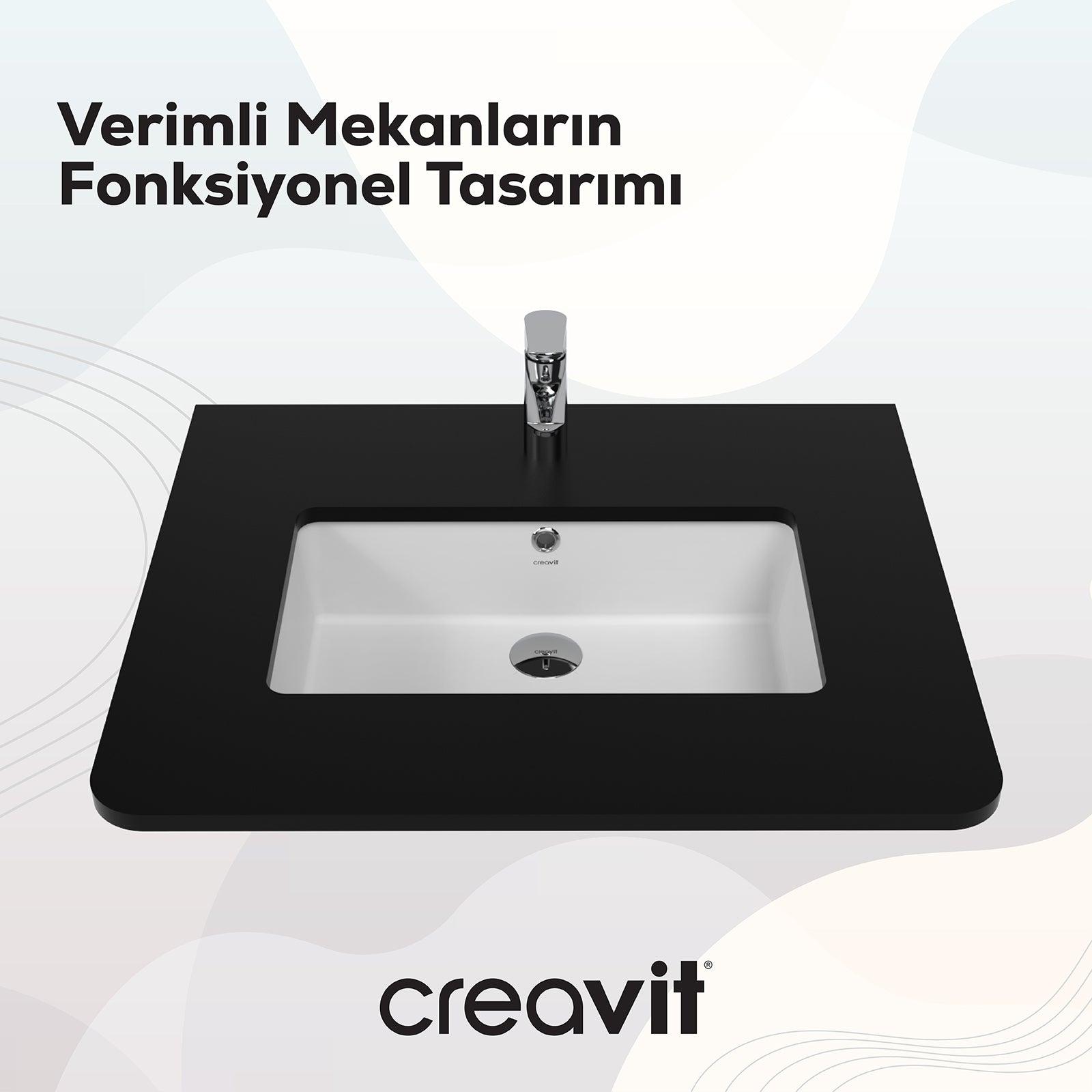 Tezgah Altı Lavabo 30*50cm Beyaz