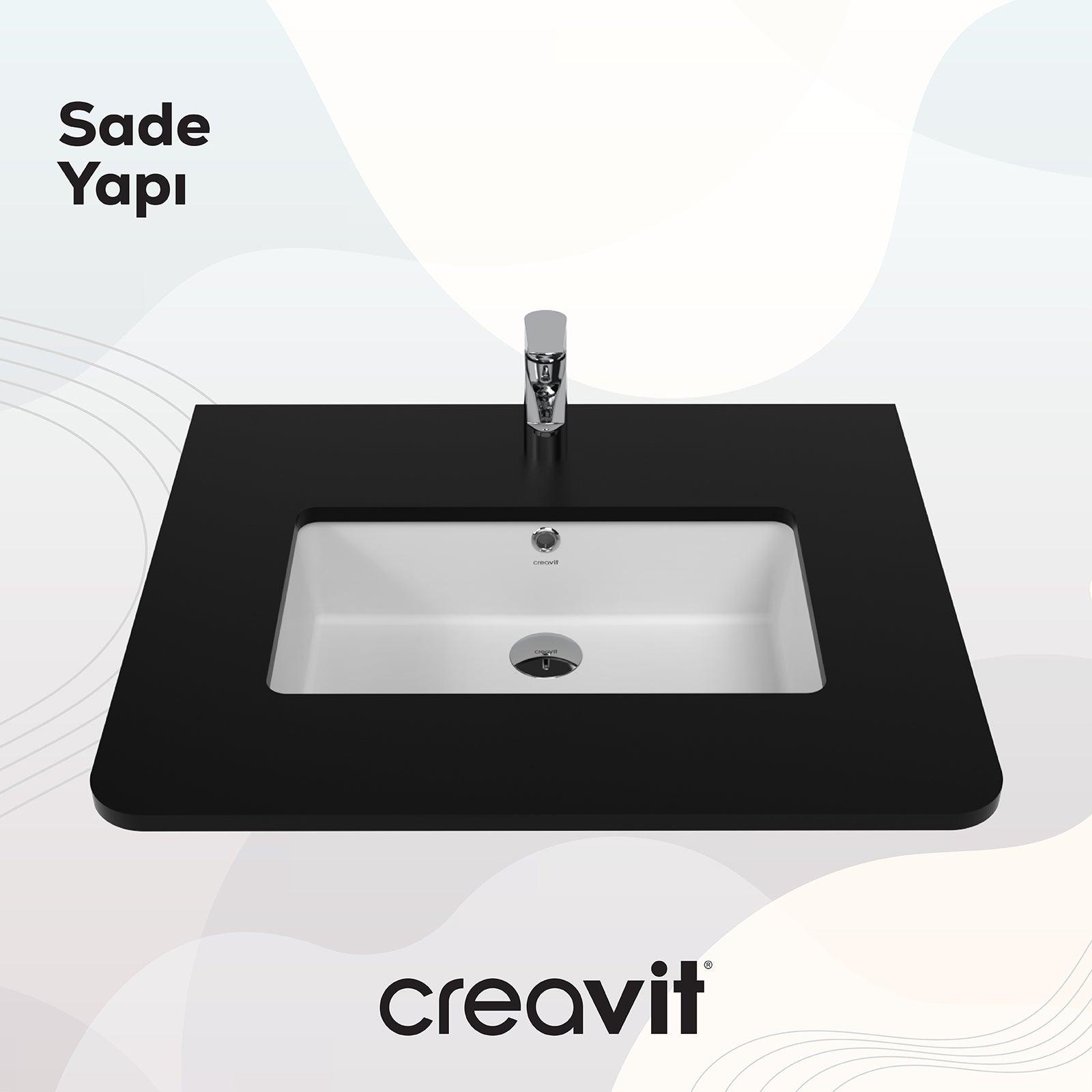 Tezgah Altı Lavabo 30*50cm Beyaz