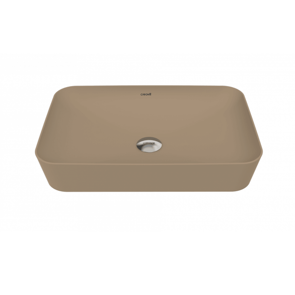 Creavit Ultra Dikdörtgen 60 cm · Mat Cappucino