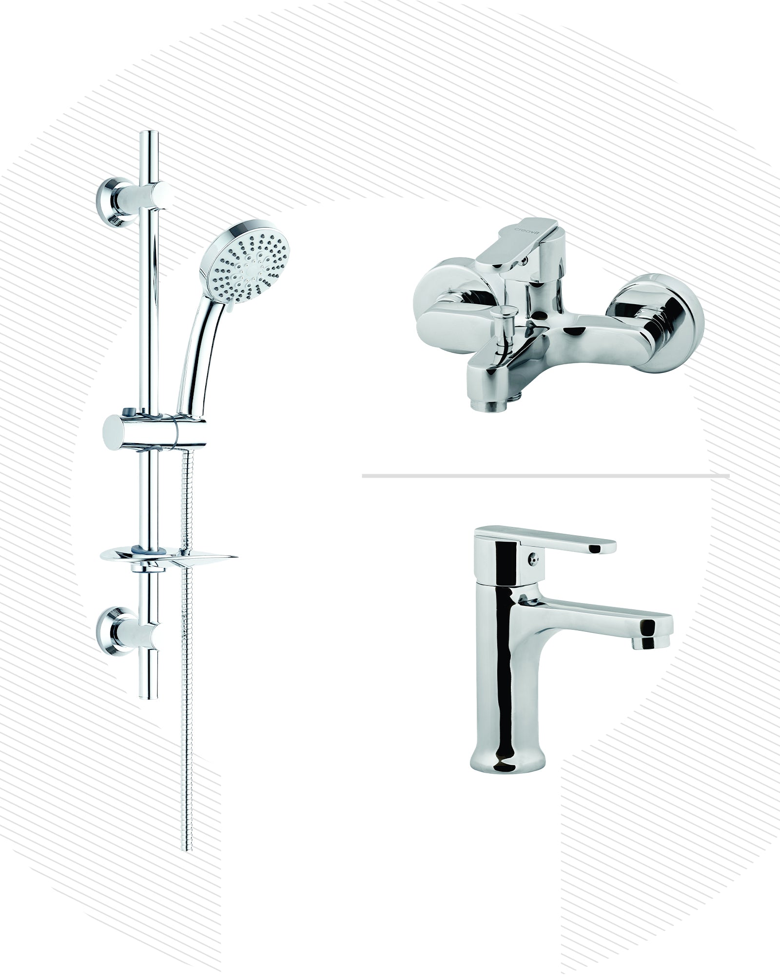 Vega Lavabo Banyo Armatürü ve Duş Seti