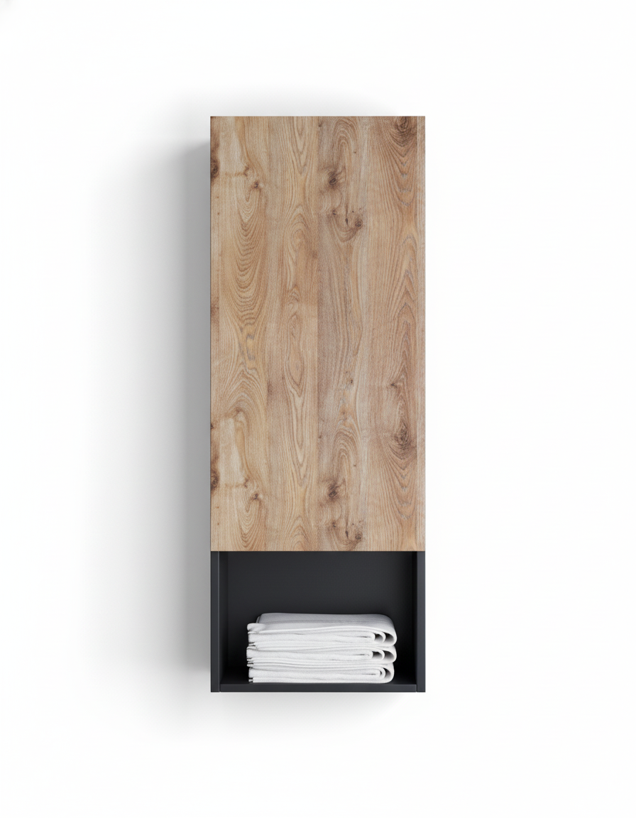 Vero Boy Dolabı 40*130 Cm Antrasit-Arkadya