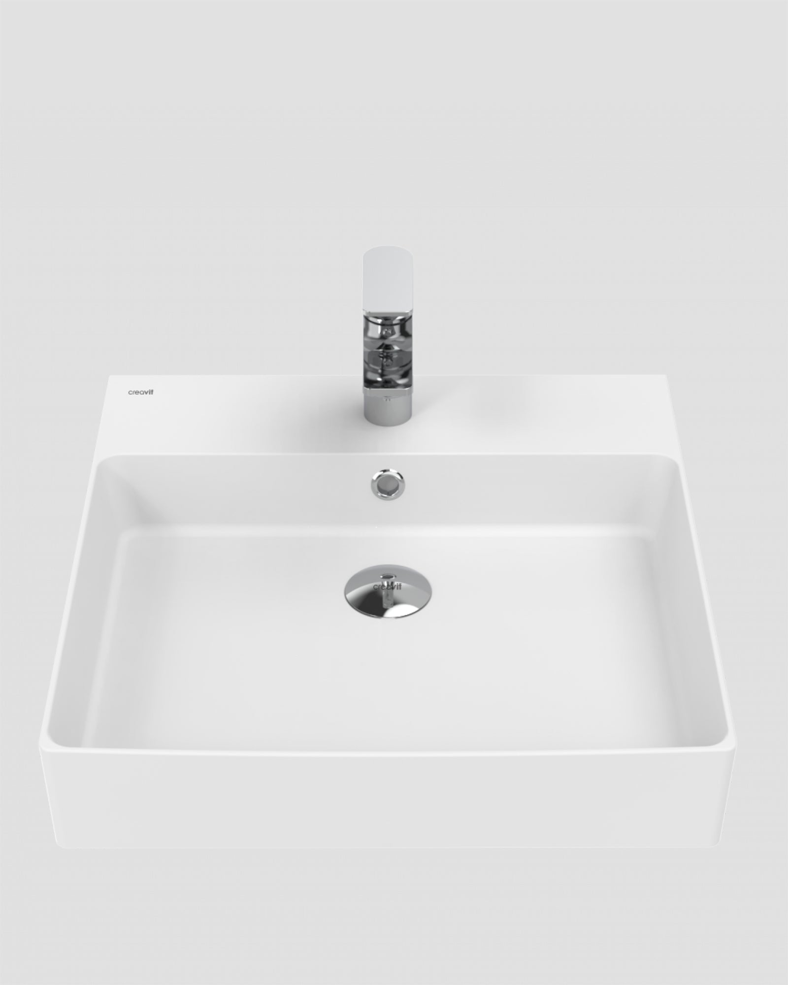 Volga 50*50 Tezgah Üstü Kare Lavabo